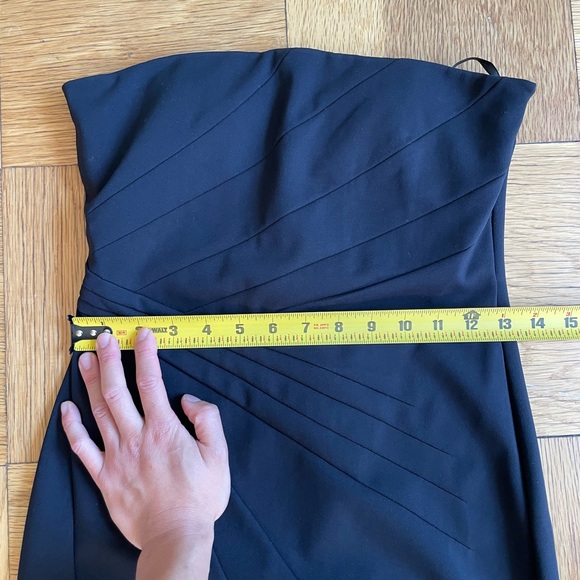 NWT Diane Von Furstenberg Black Strapless Mini Dress/LBD, Sz 2 - Picture 9 of 10